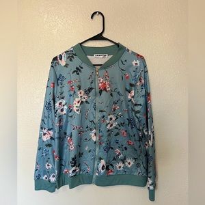 Floral Blue Light Jacket